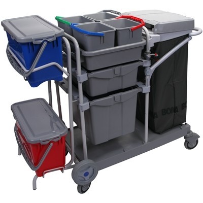 791154DR: ConceptCar 1054 DR Top-Down + trolley - met rubberen fluisterwielen en lades